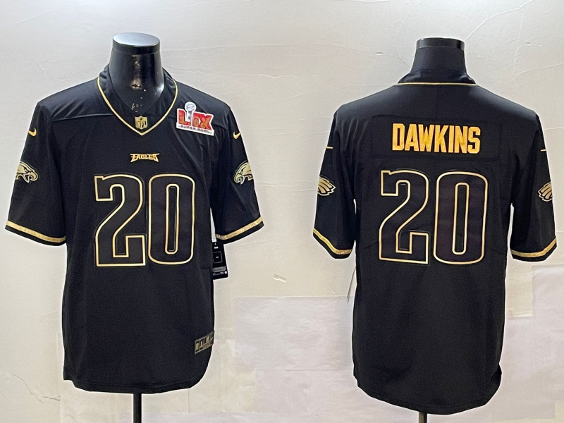 Men Philadelphia Eagles #20 Dawkins black 2025 Nike NFL jersey style 4->philadelphia eagles->NFL Jersey